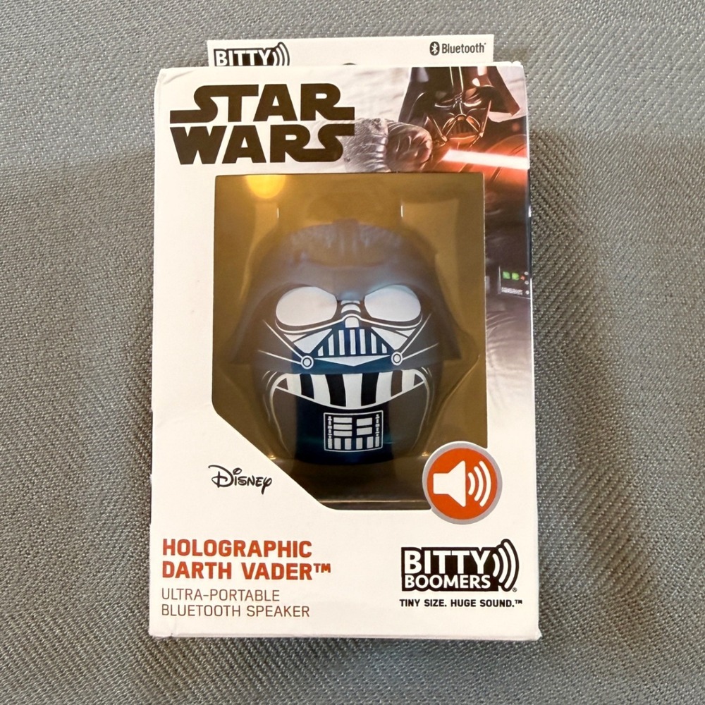 Star Wars Holographic Darth Vader Bitty Boomers Portable Bluetooth Speaker BB2